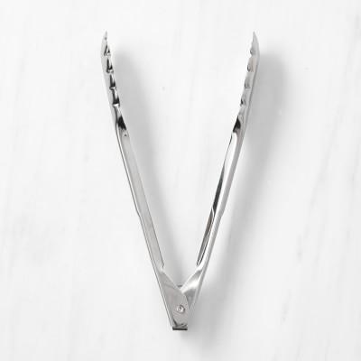 Williams Sonoma Open Kitchen Stainless-Steel Tongs, 9"