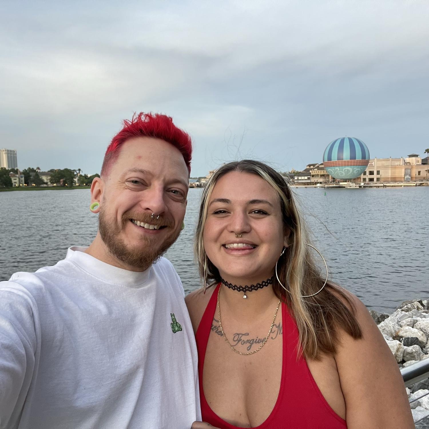 We saw Denzel Curry! (This a "before" pic--lol)