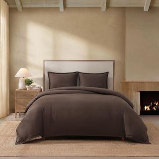 European Linen 3-Piece Duvet Cover Set