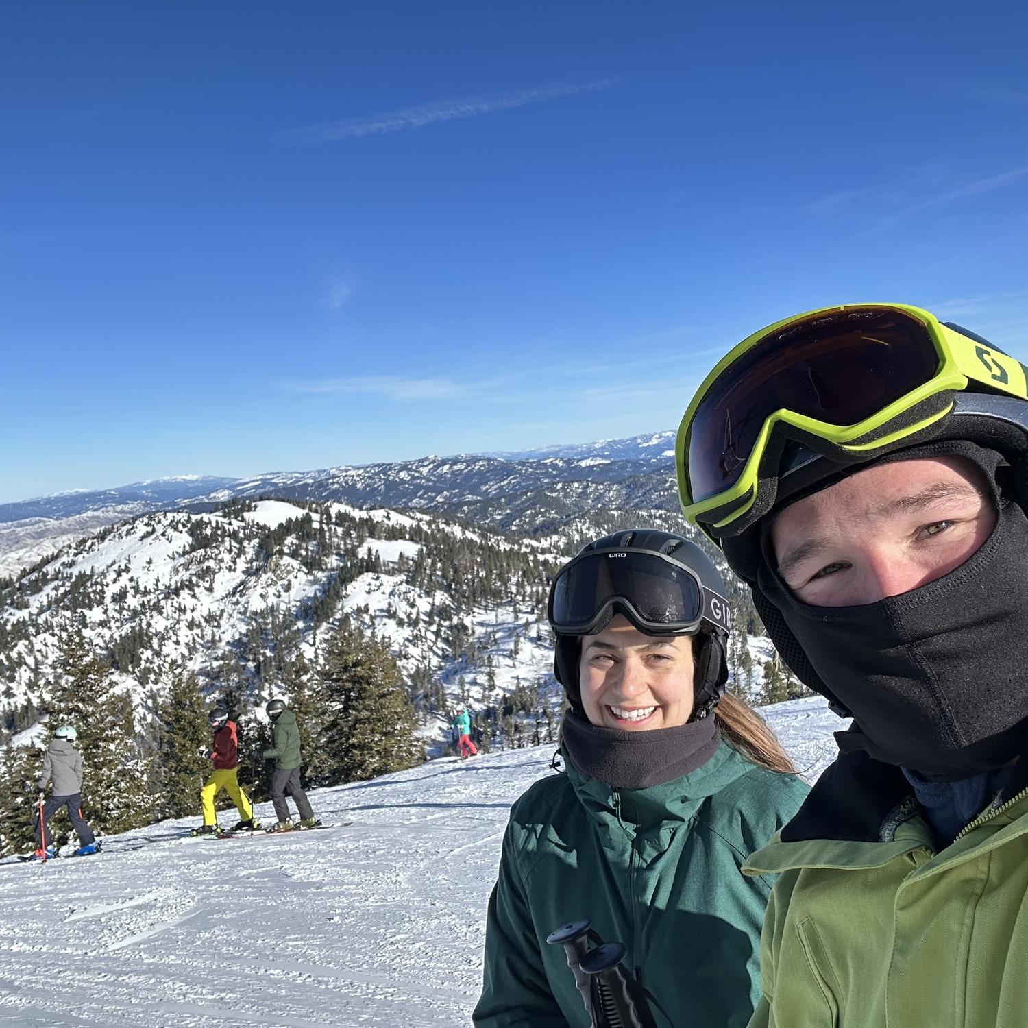 Skiing up at Bogus! Brooke thought she might be better than Max at something for once... she was wrong