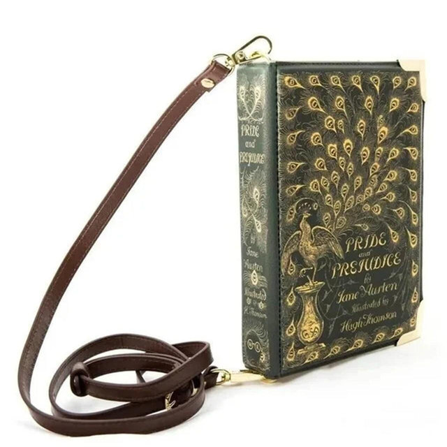Pride and Prejudice Book Purse, Best Gifts For Her, Jane Austen Book Purse, Book Lover Gift, Literary Gifts, Book Clutch, Book Crossbody Bag