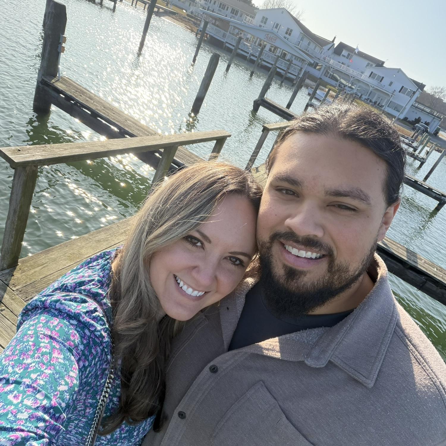 Visiting our wedding venue location - Wylder Tilghman Island