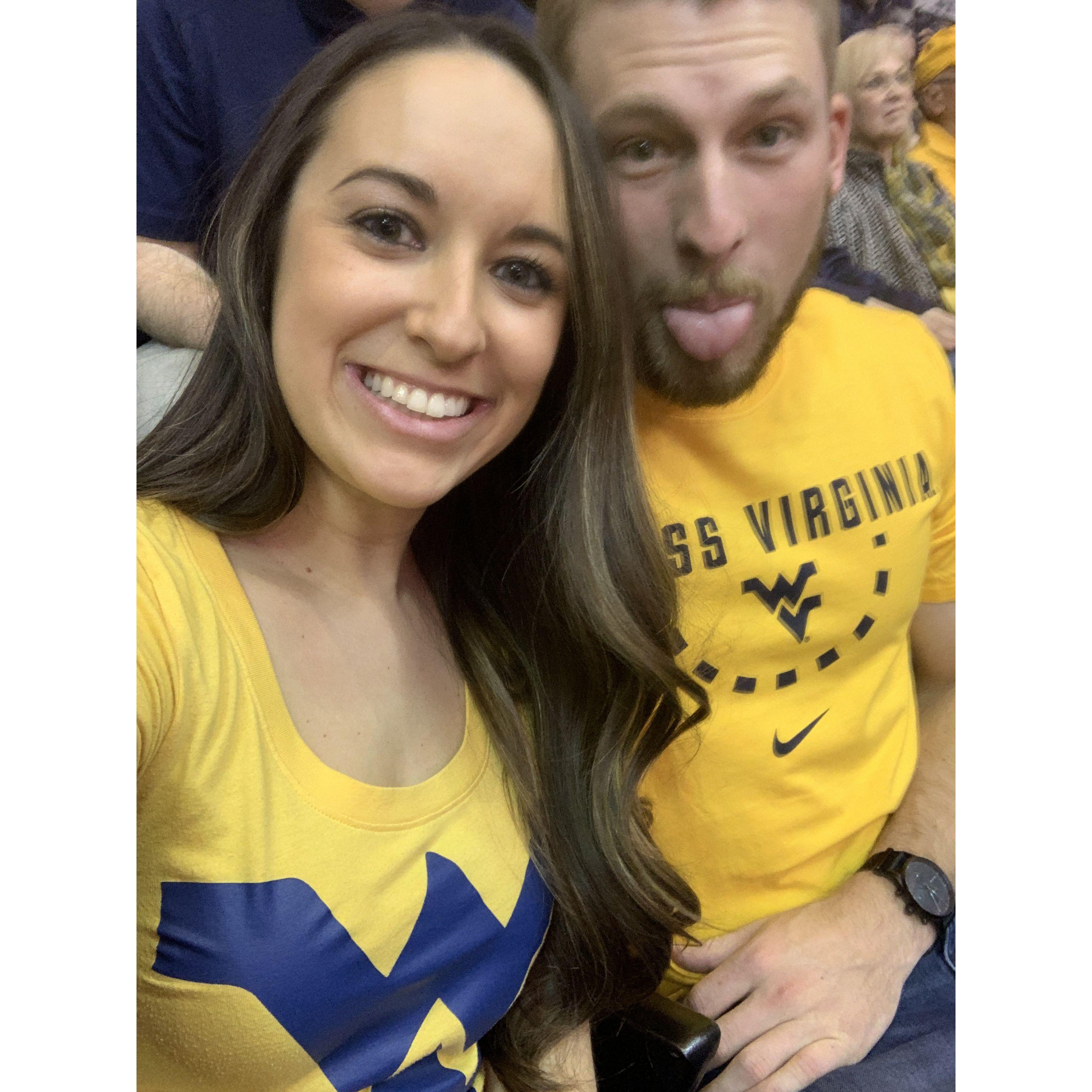 WVU taking down #2 ranked Baylor at home!