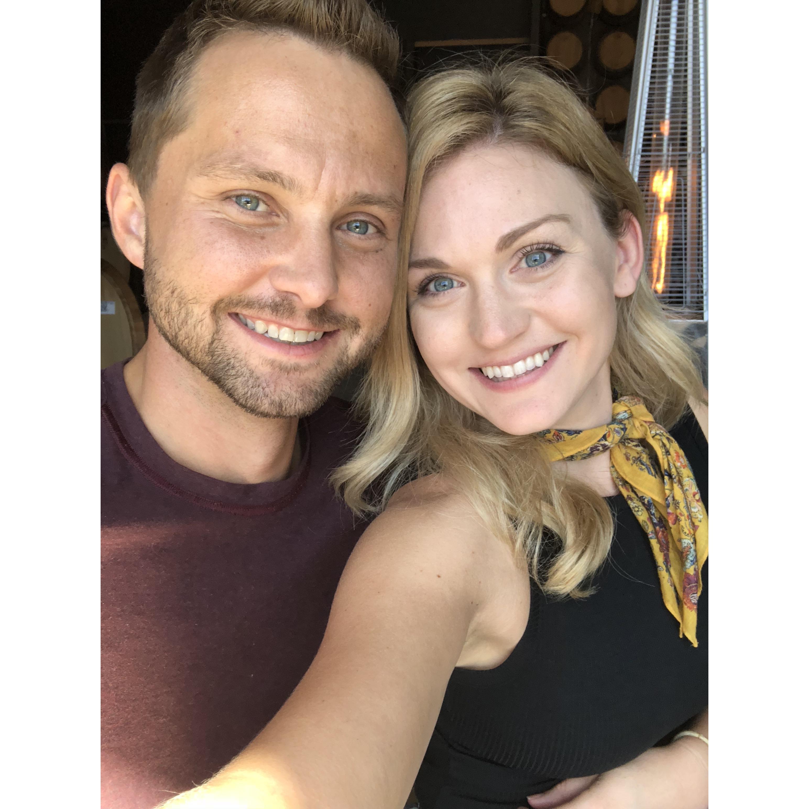 Our first photo together!