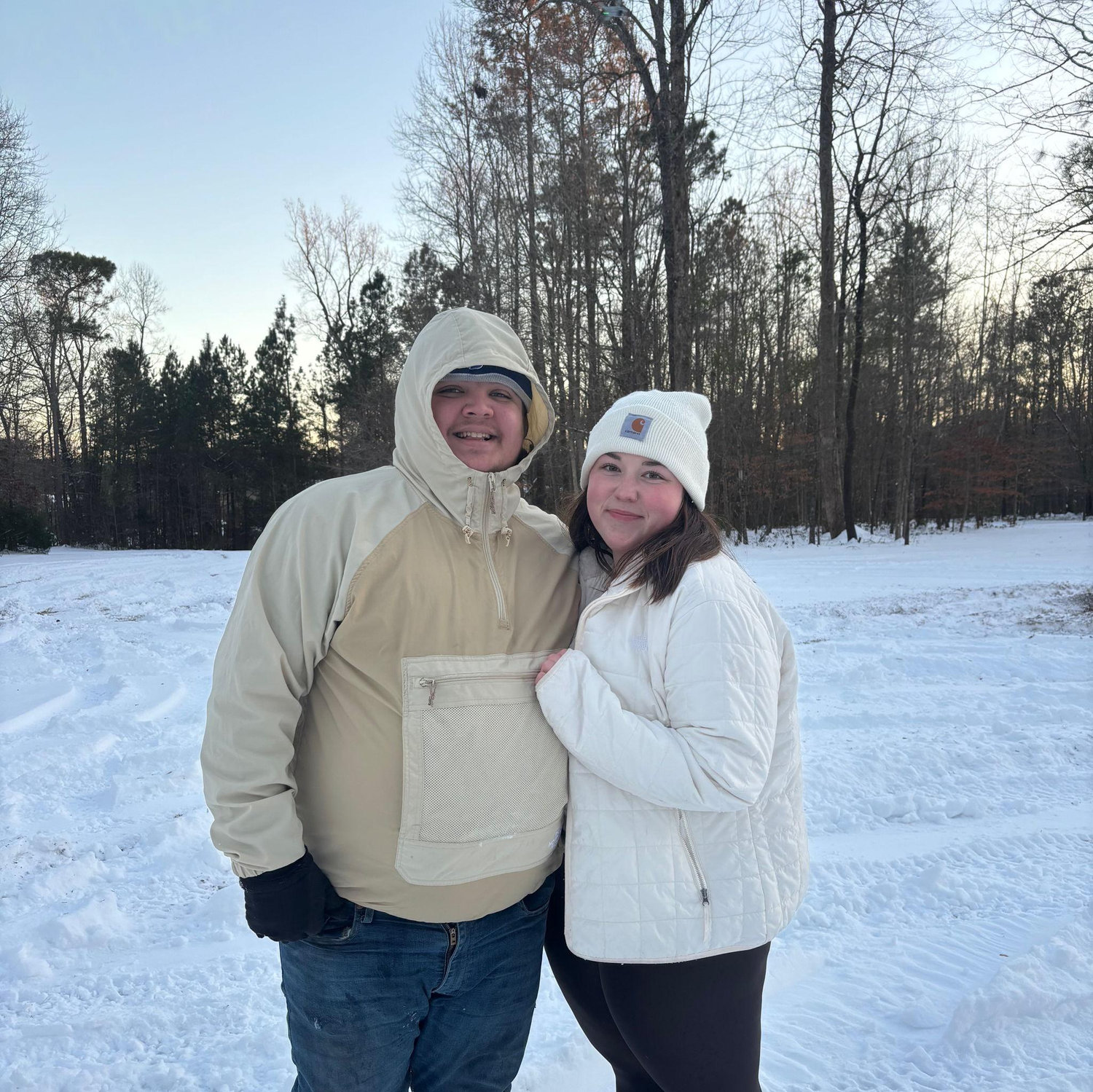 Our first snow 2025