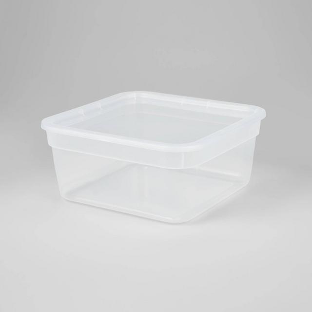 Tupperware 64oz (1/2gal) Plastic Basic Bread Saver Storage Container White