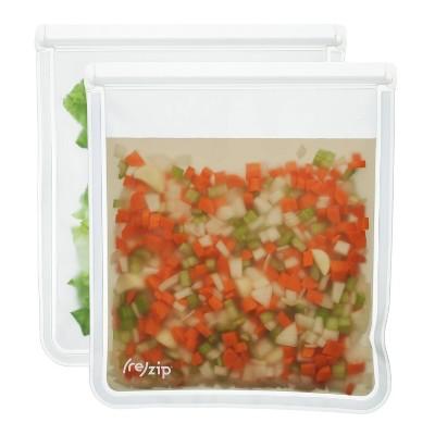 (re)zip Leak-proof Reusable Gallon Storage Bag - 2ct