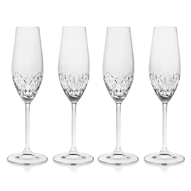GodingerReserve Crystal Flutes, Set of 4