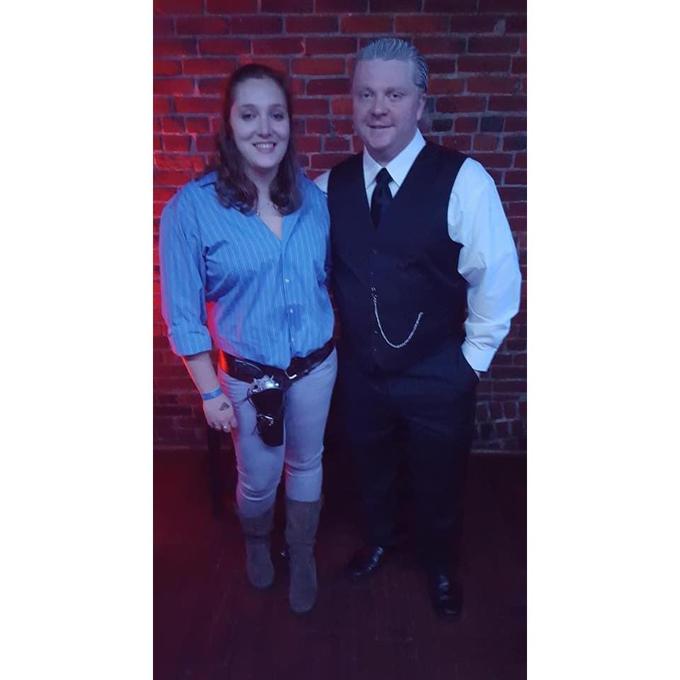 Fisher Halloween Party! (Delores and Dr. Ford from Westworld)
