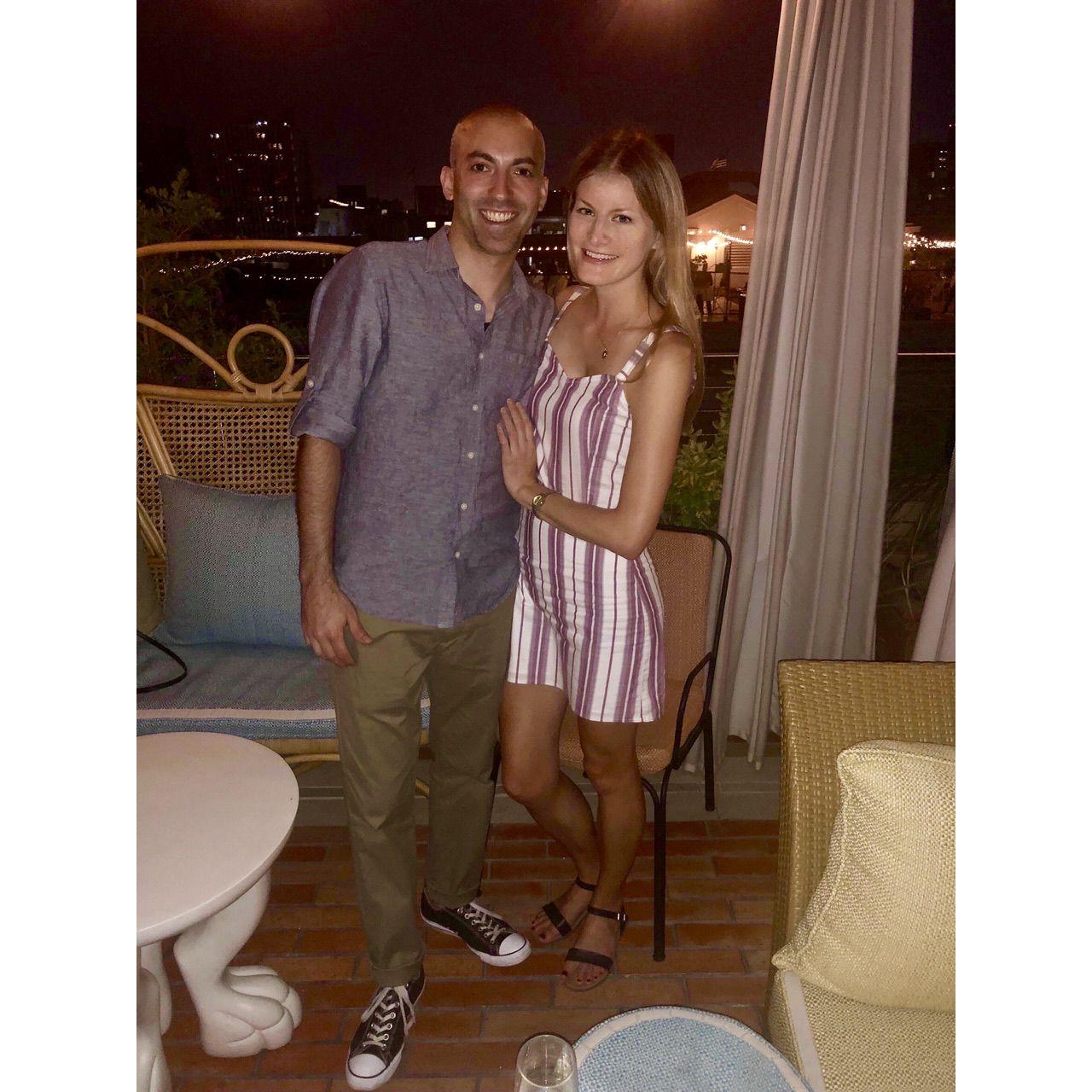 First pic and first year celebrating Jil's birthday together (Sept 2018)
