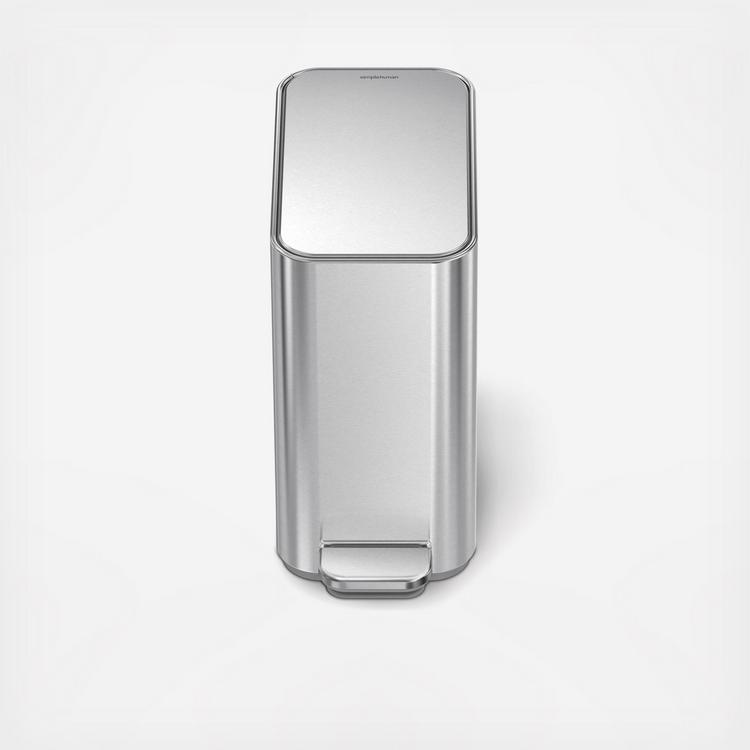 s♡weet 　銀 コンパクト simplehuman, Small Bathroom Trash Can with Lid & Waste Basket | Zola