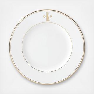 Federal Gold Block Dinner Plate