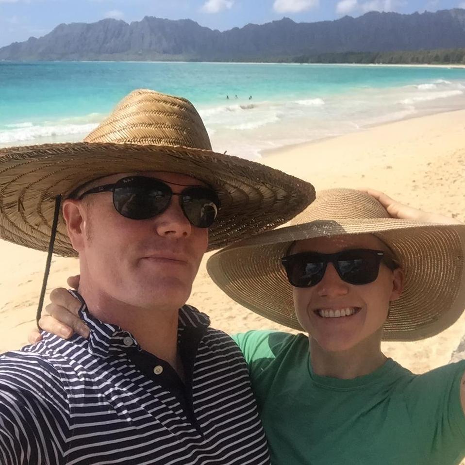 We can't even get our entire hats into this picture.