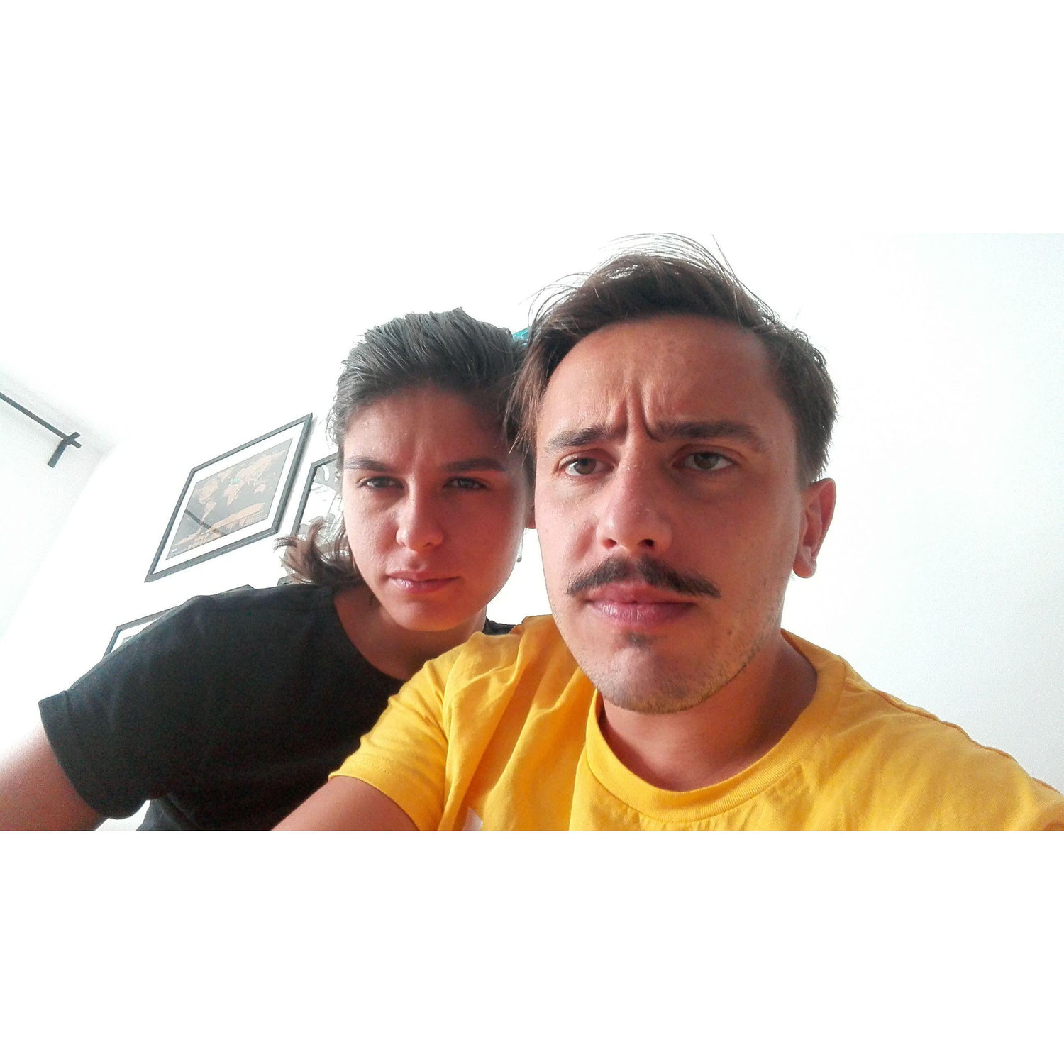 Pandemic got us even closer, and paradoxically, we traveled more than ever. And experimented with styles. It's as if Fatma was already unhappy Thomas would put this picture on the wedding's website.