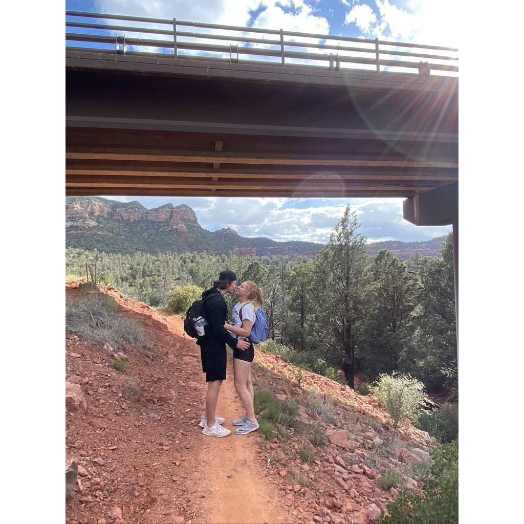 Our first outing together! A hike in Sedona with my sister!