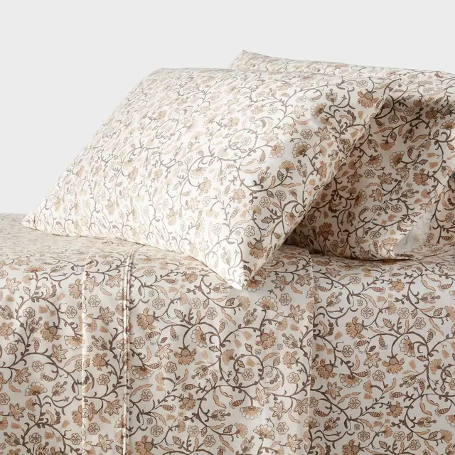 King 400 Thread Count Performance Sheet Set Cool Floral - Threshold™