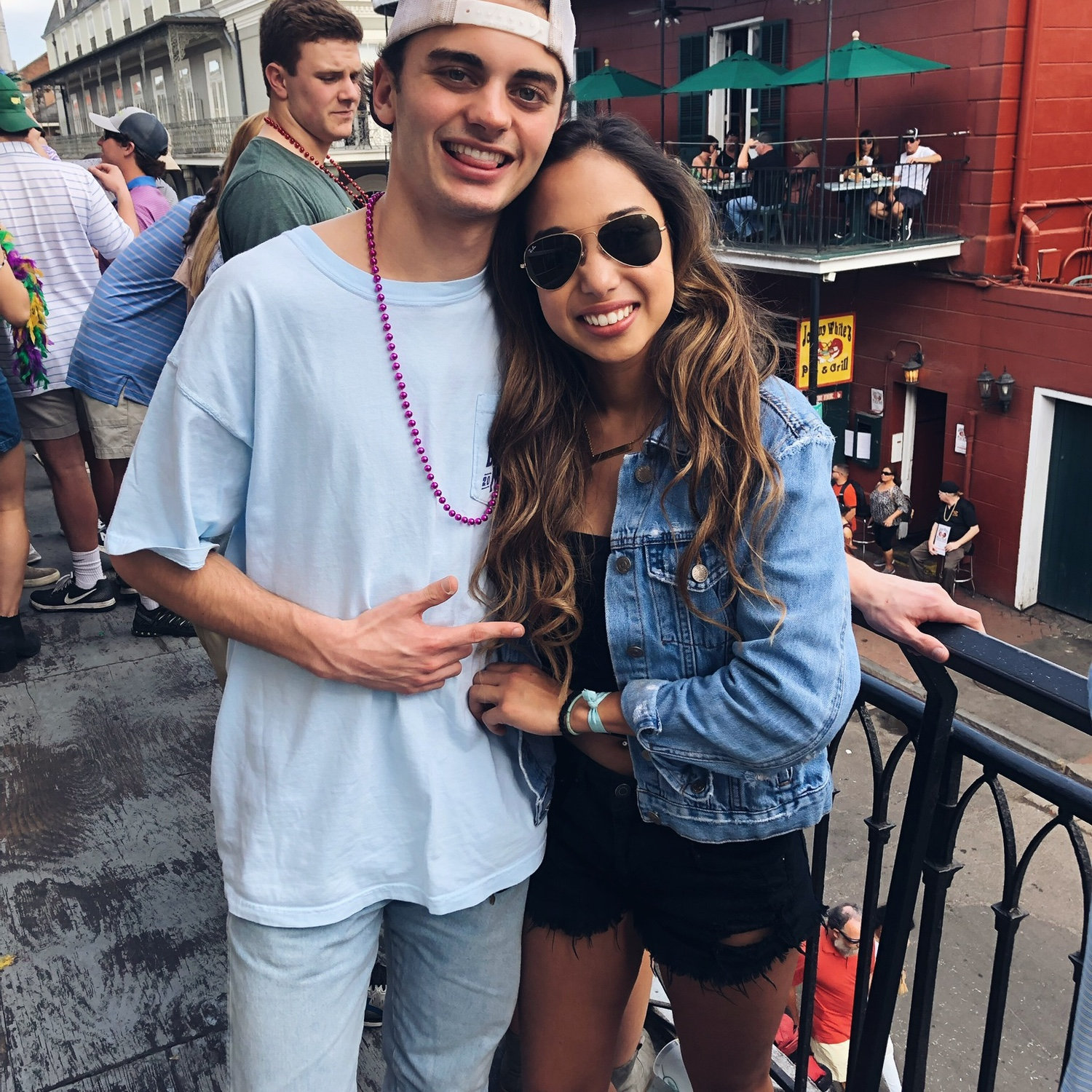 2018 - Lots of College events together, here we were in New Orleans!