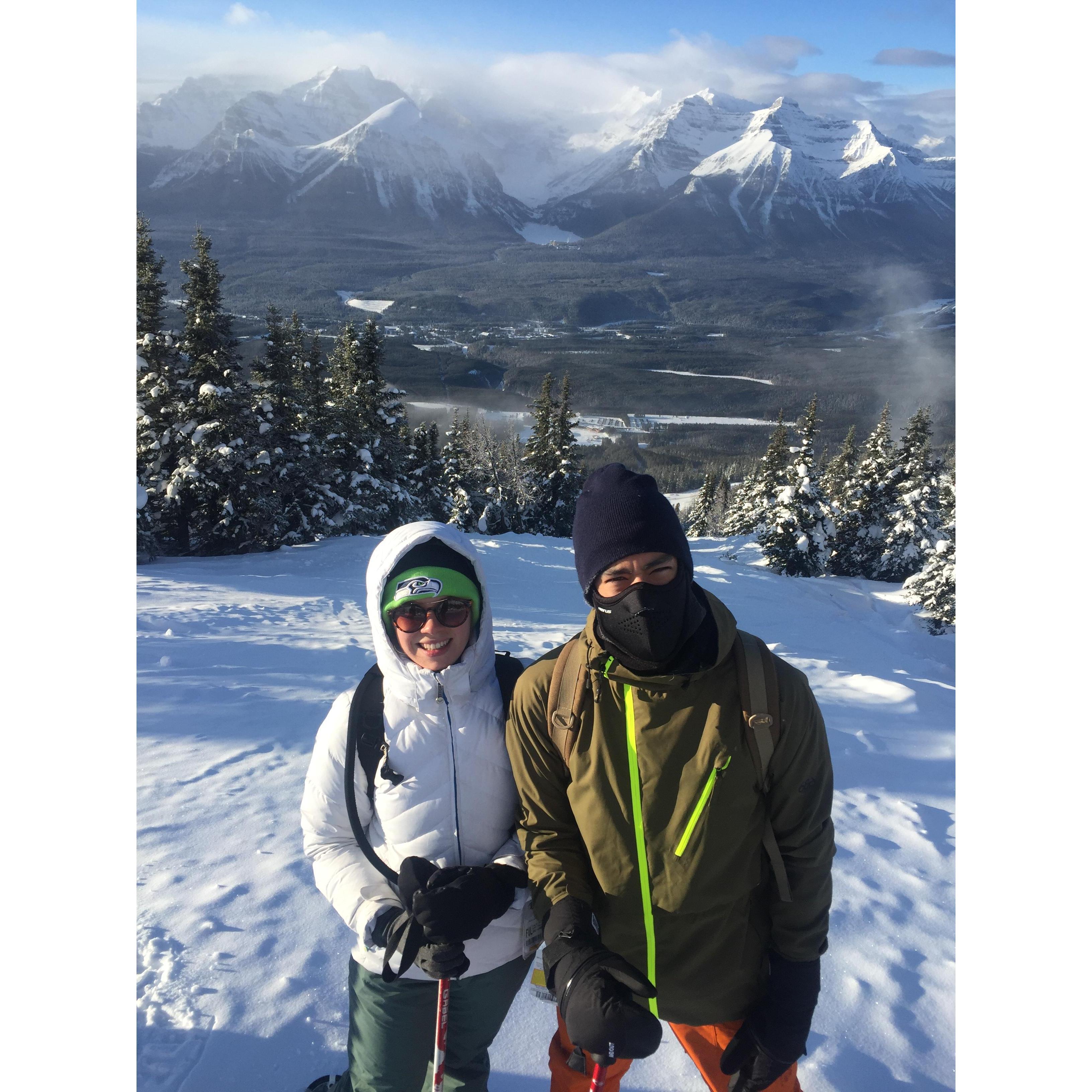 To date, the coldest Jeff and Kalie have ever been on a hike