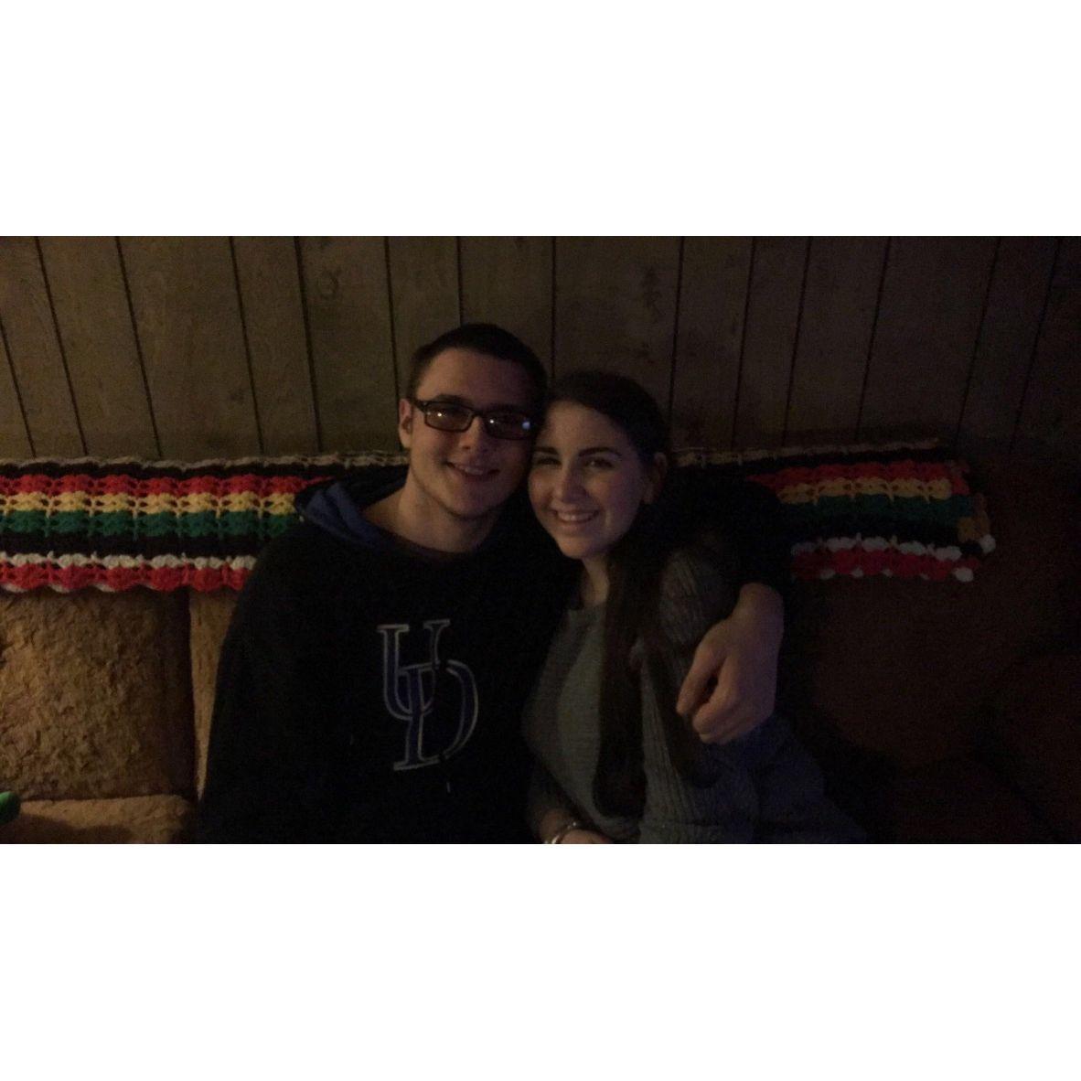 The night we officially started dating