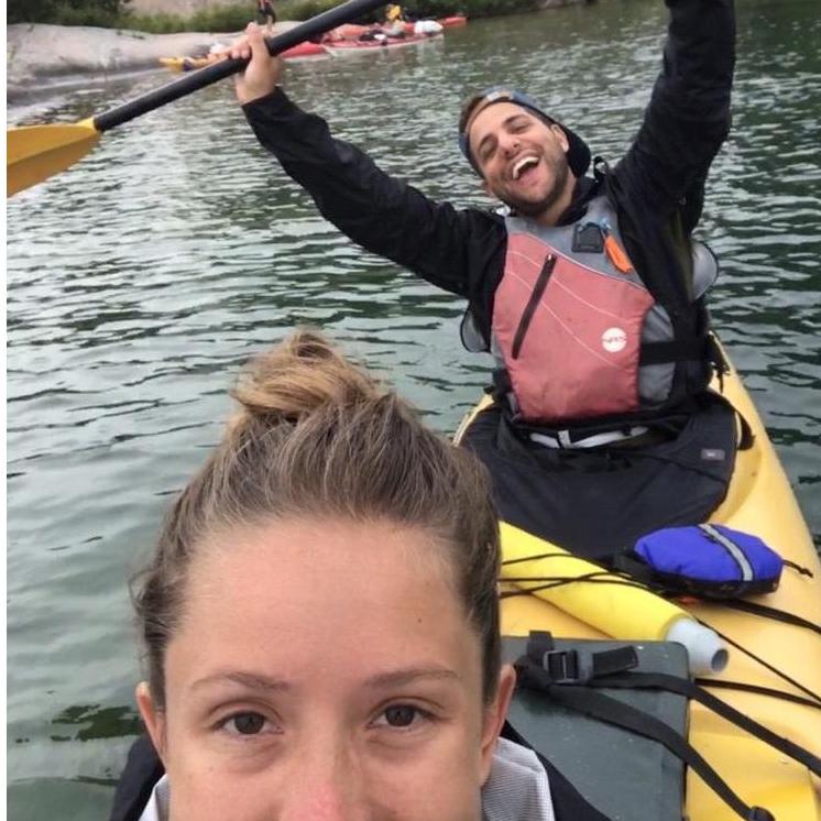 Kayak tripping in Killarney with the Wrights for Don's big 60!