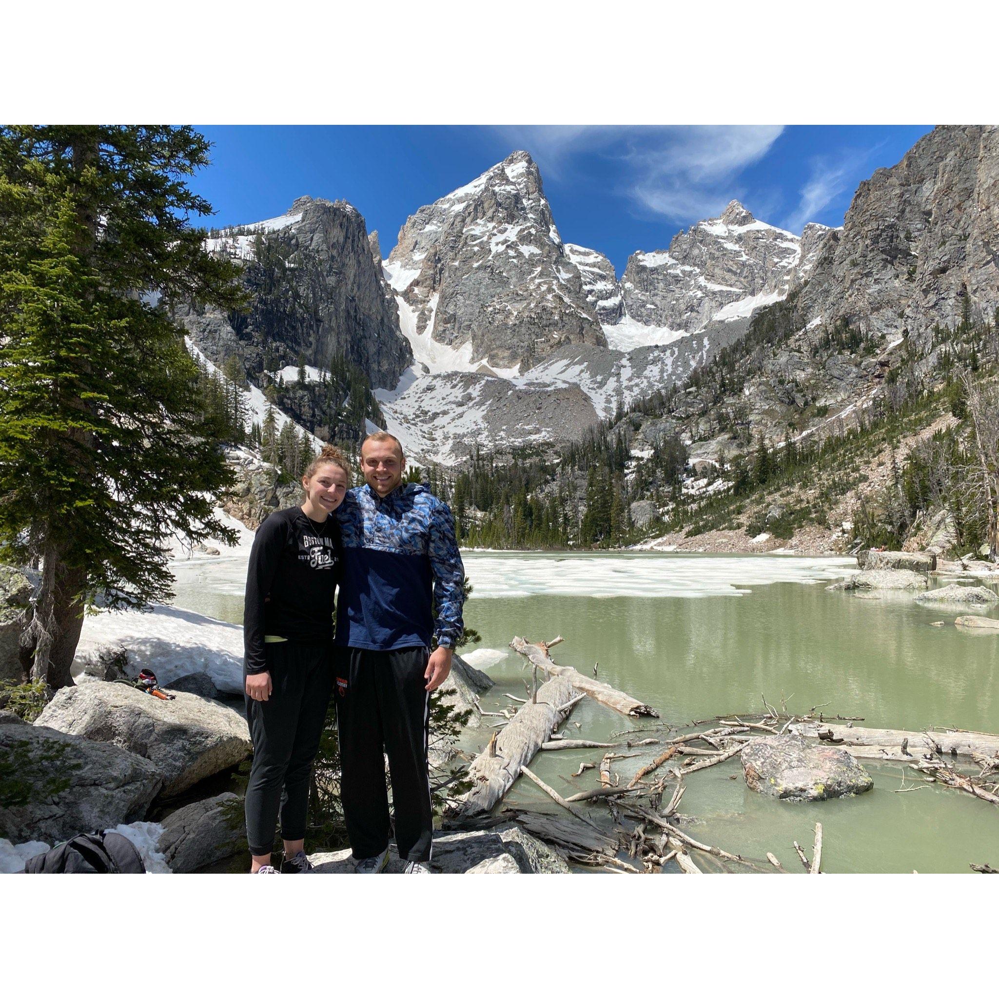 One of our first big trips together at Grand Teton National Park