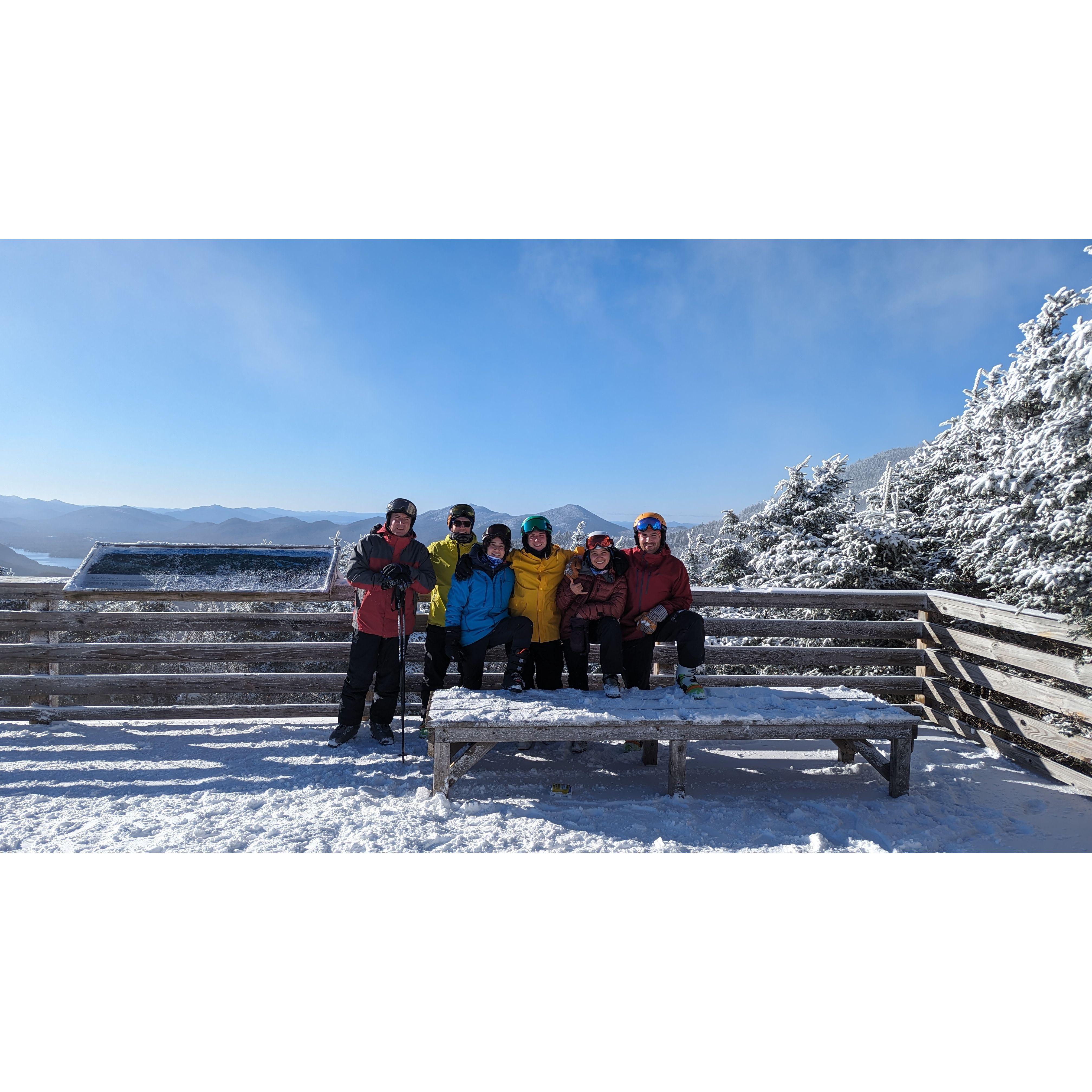 Christmas skiing with the Kelleys. Whiteface, NY. 2023.