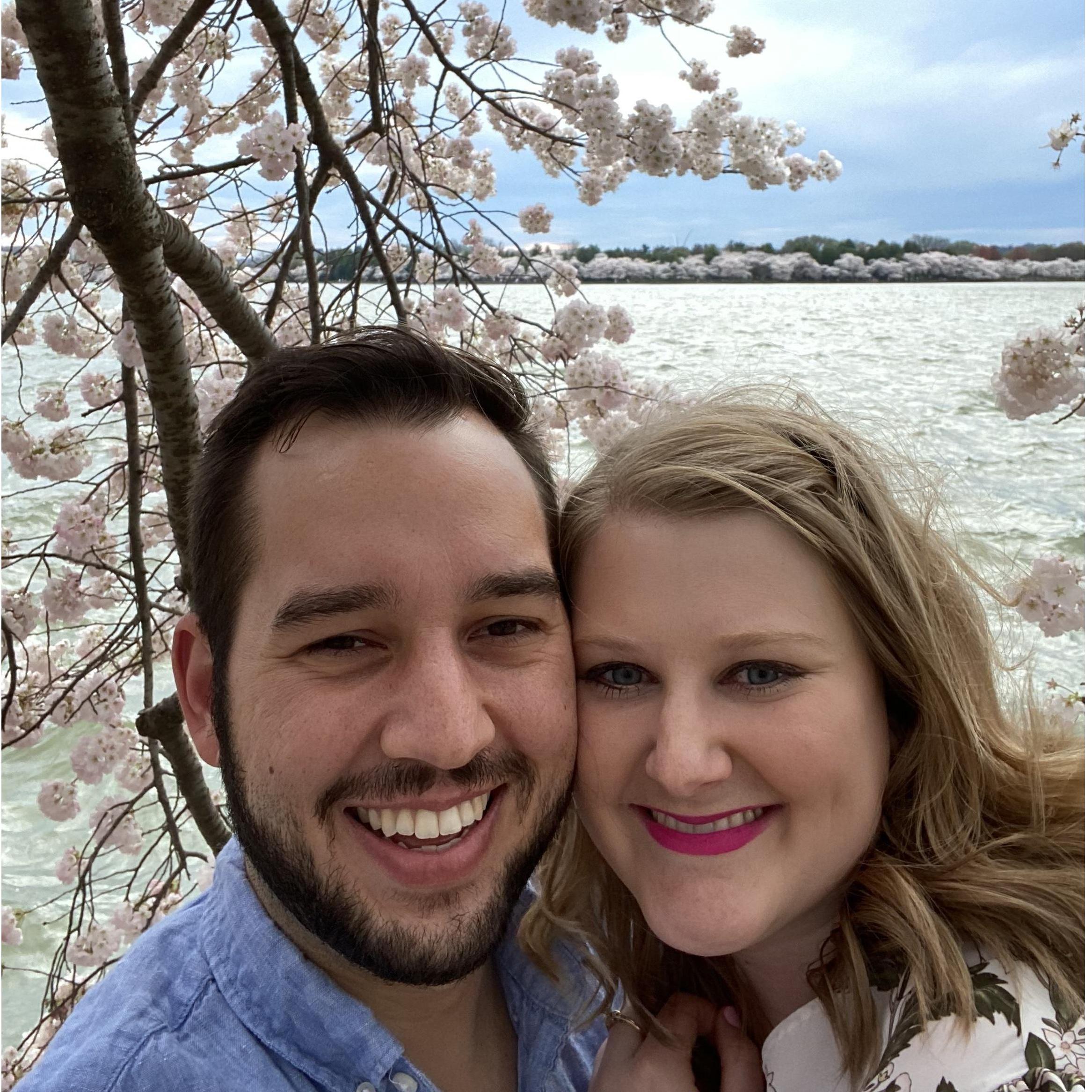 We love living in DC and viewing the famous cherry blossoms every year! They're so pretty!!