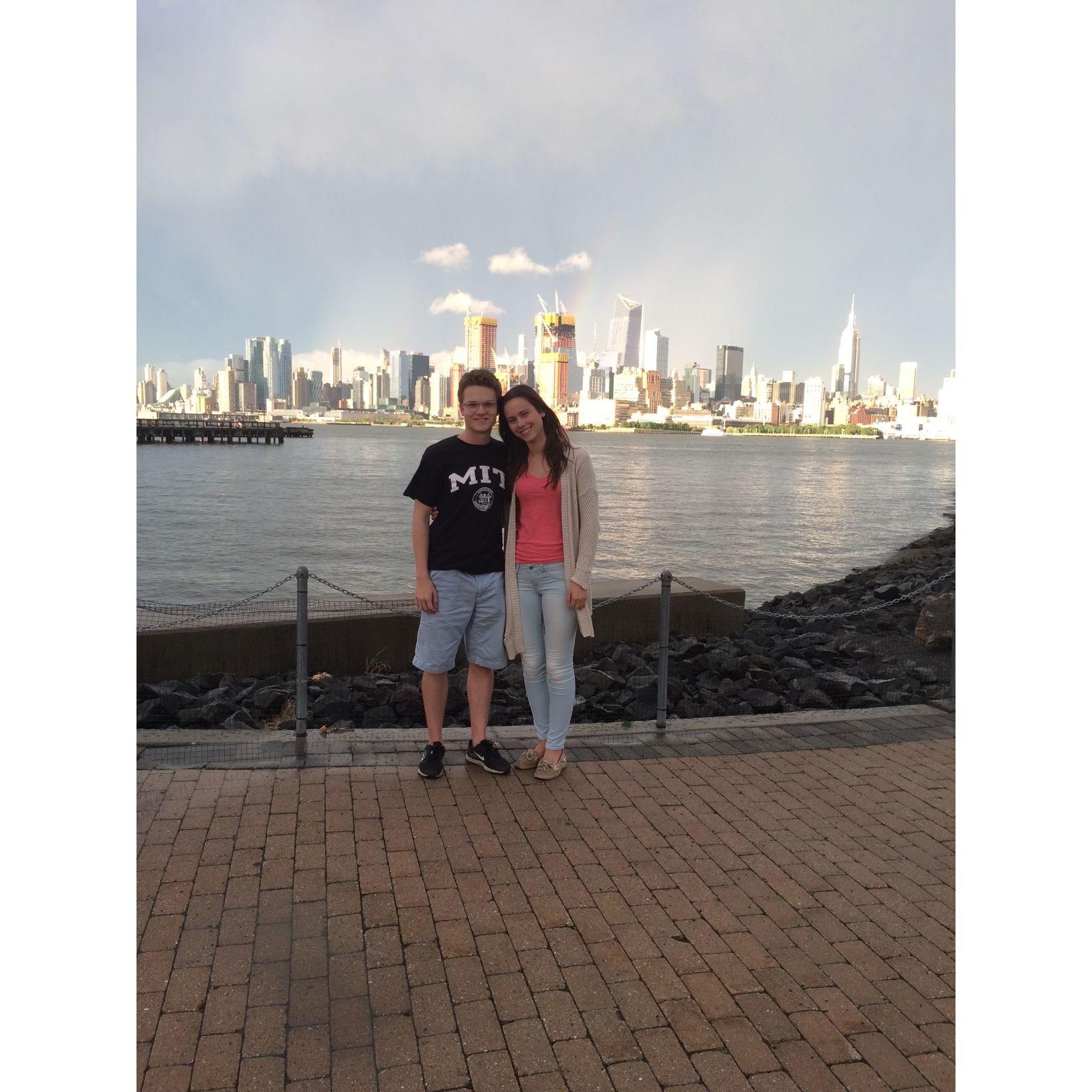 June 20, 2017: Morgan and Jesse go to NYC for their last date before Jesse leaves for Sweden for 2 years.