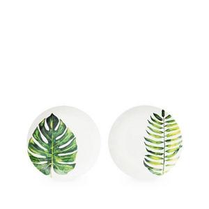 Monstera Round Plate
