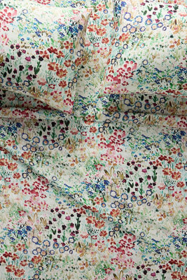 @nestingwithgrace Cotton Sateen Floral Printed Sheet Set