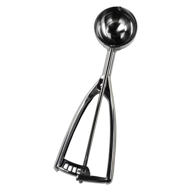 Fat Daddio's Stainless Steel Batter, Cookie Measuring Scoop, No. 24, 2 2/3 tbsp, Silver