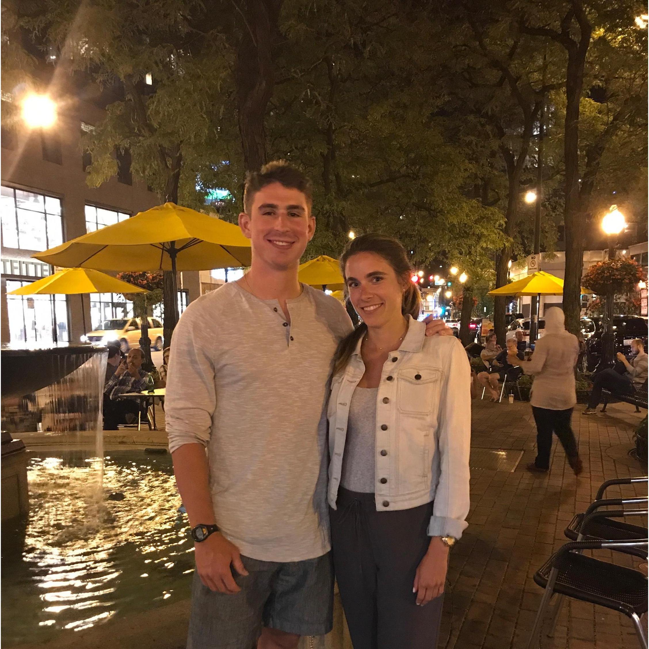 Right after some good 'ol Chicago deep dish at Lou Malnati's.