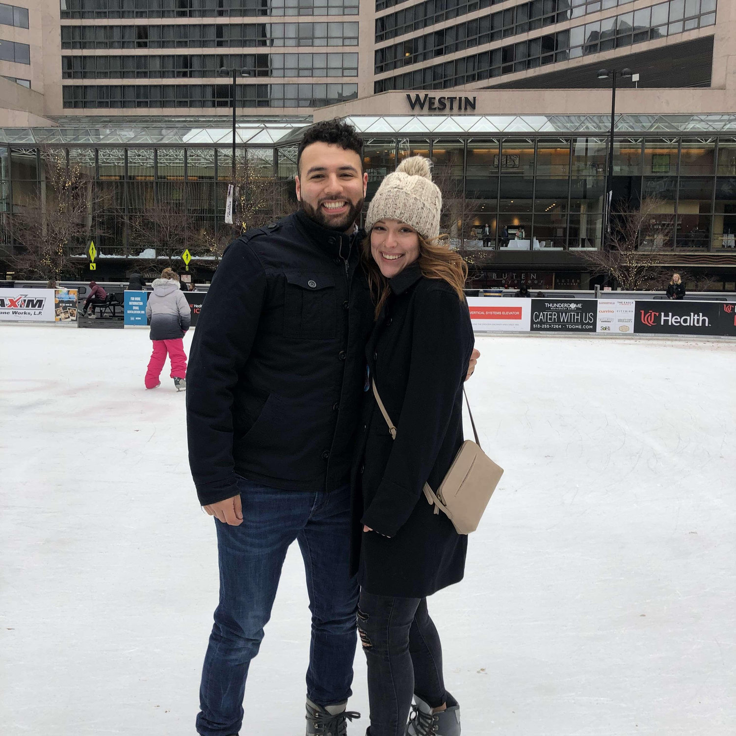 Also part of Cincy weekend-- laughed my tail off while Jose floundered around on the ice.