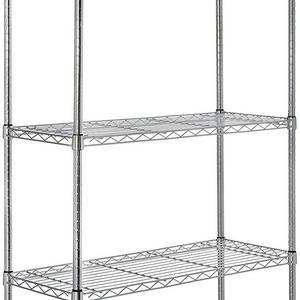 AmazonBasics 5-Shelf Shelving Unit - Chrome