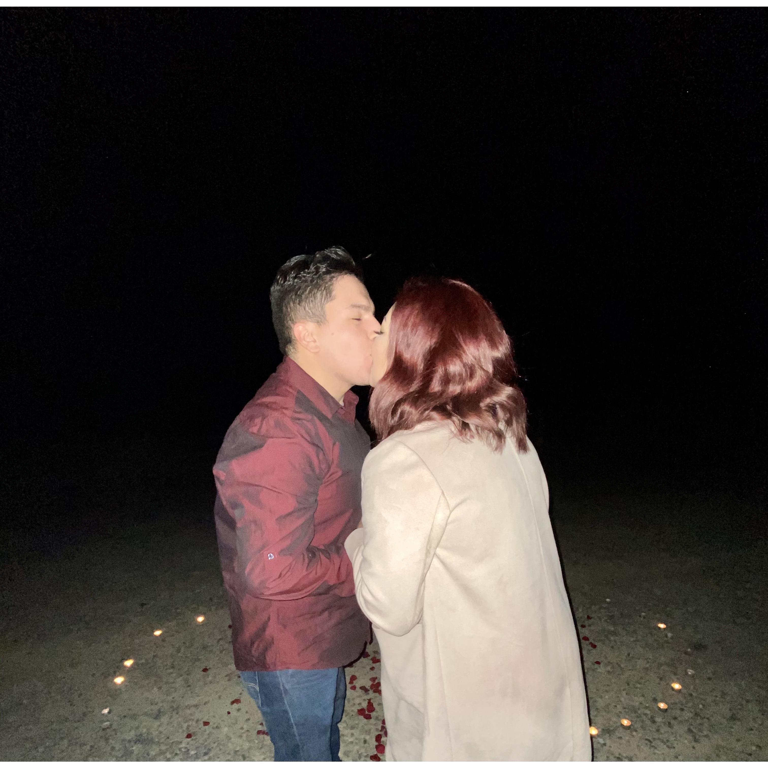 The night he proposed...