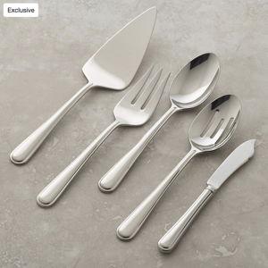 Halsted Mirror 5-Piece Serving Set | Crate & Barrel