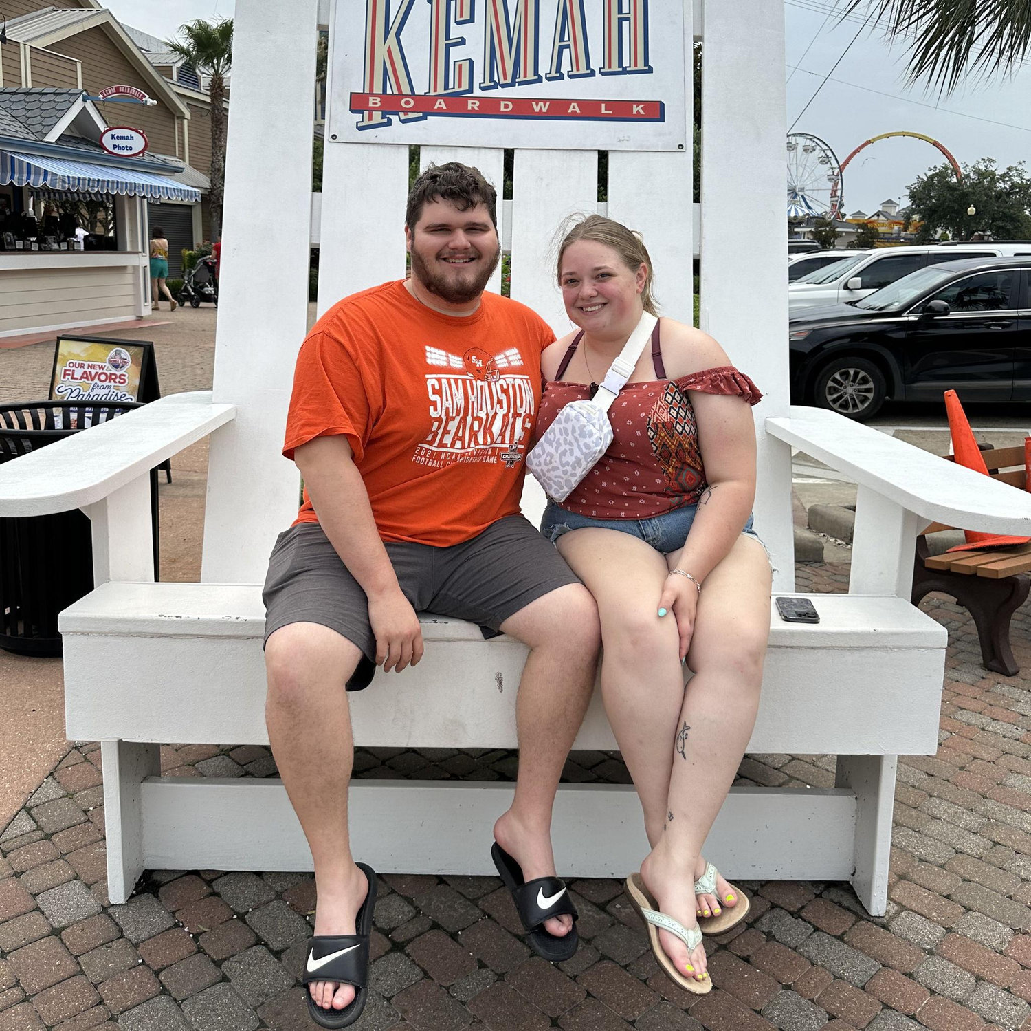 Their first planned vacation together.
