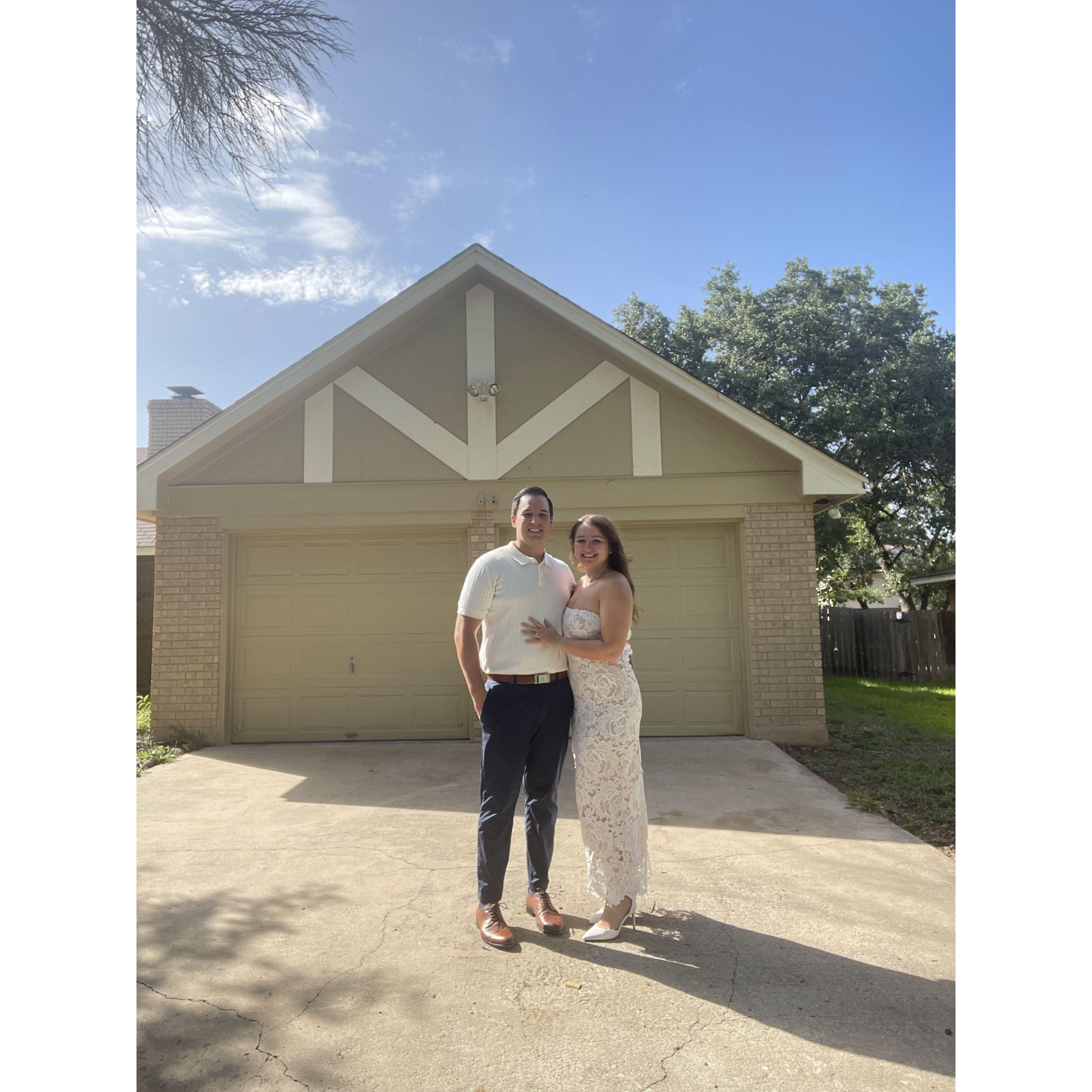 Our first house!