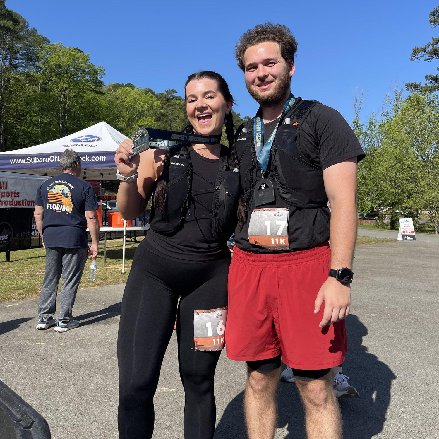 First trail race together!
