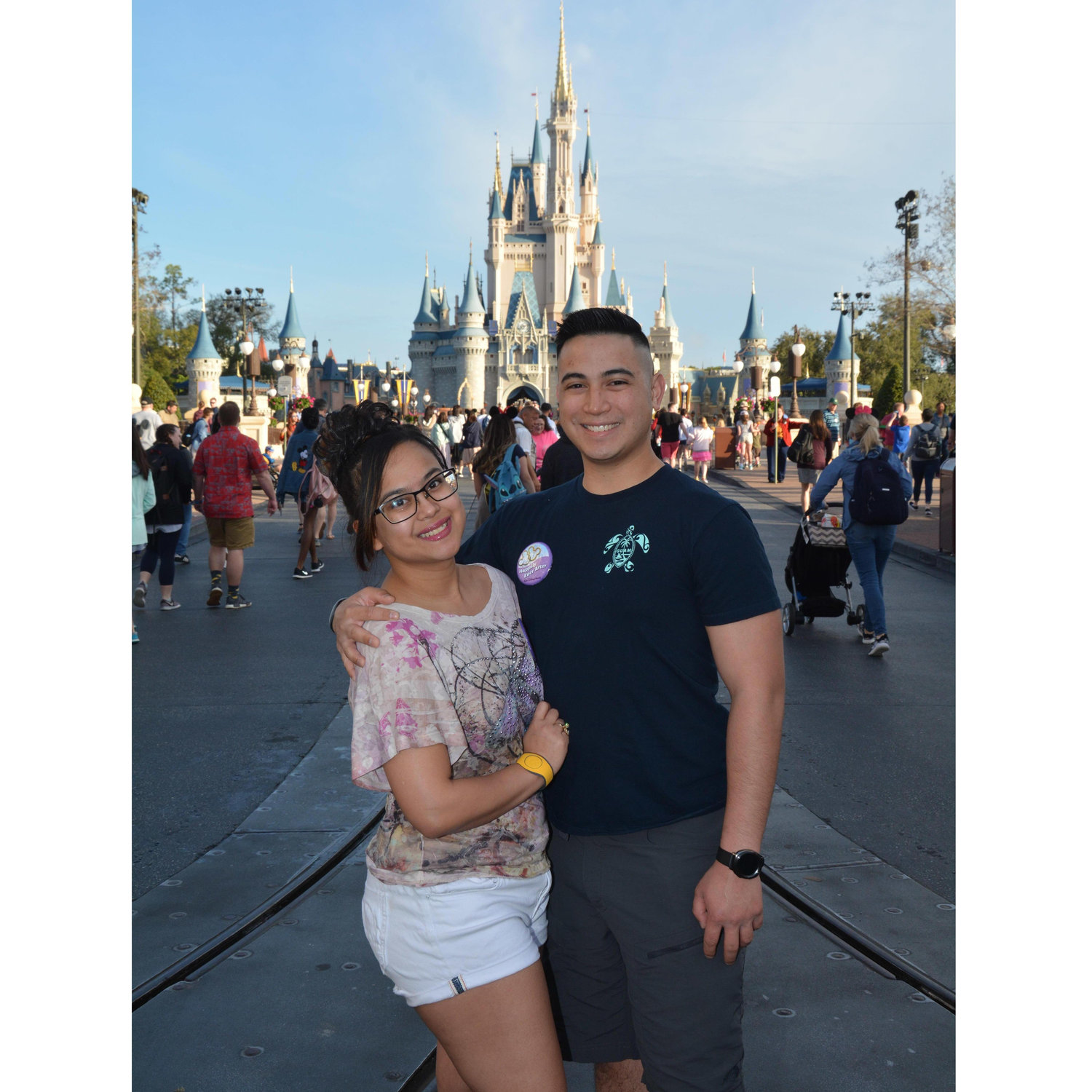 The morning of the proposal...
WDW Magic Kingdom 2/15/19