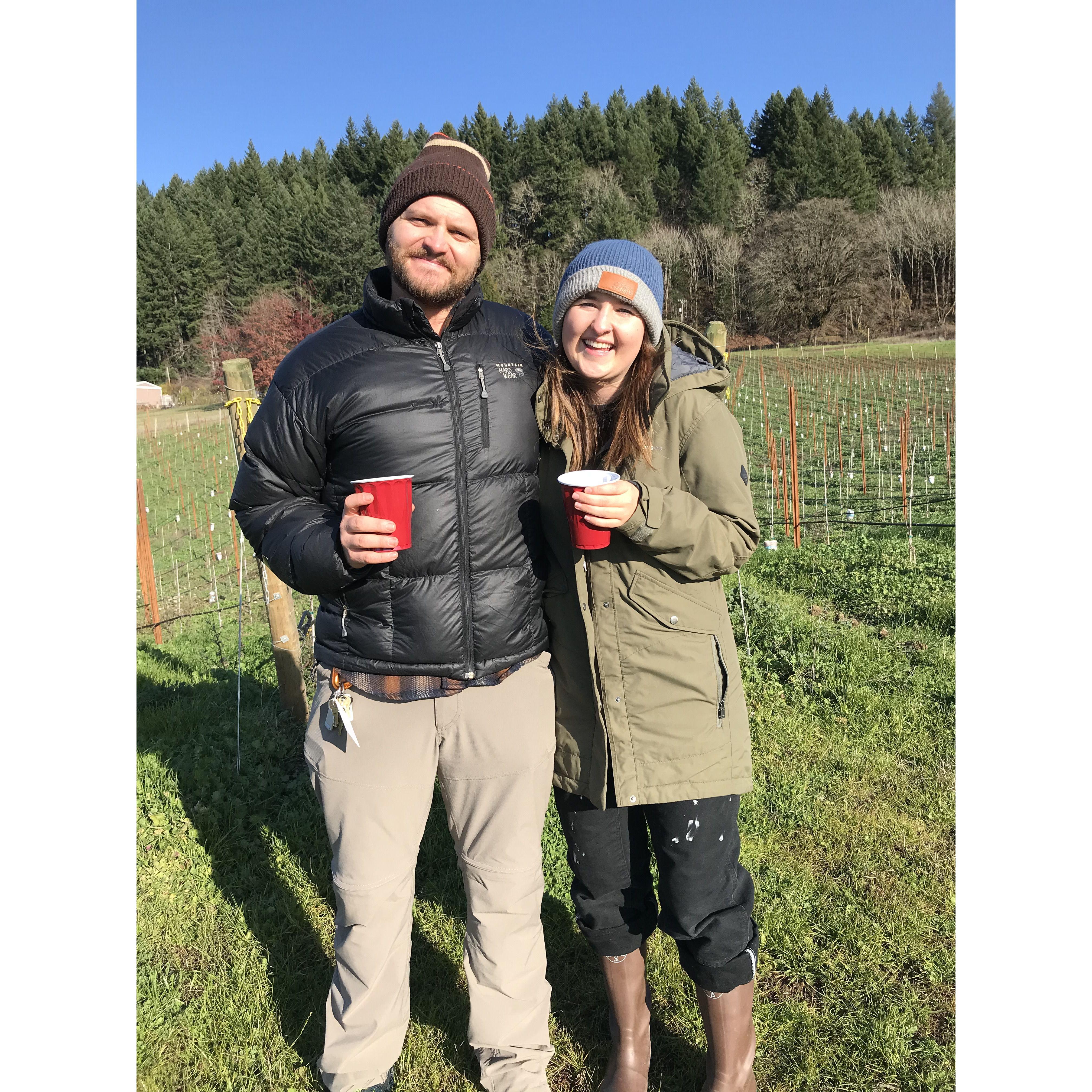 First Thanksgiving together on the farm