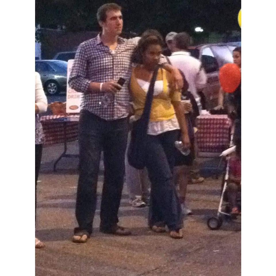 Block party in college, junior year, 2010