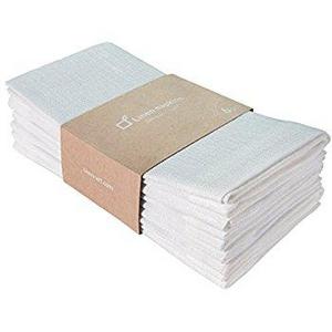 Pure Linen Napkins - Set of 6 (white)