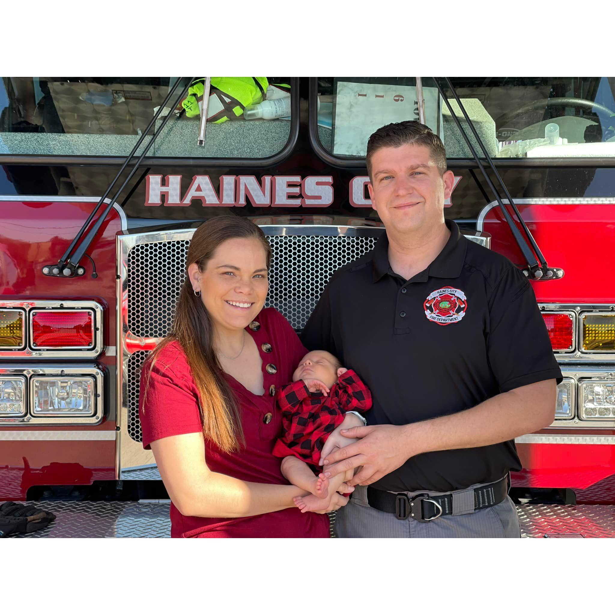 Christmas at the Fire Station.