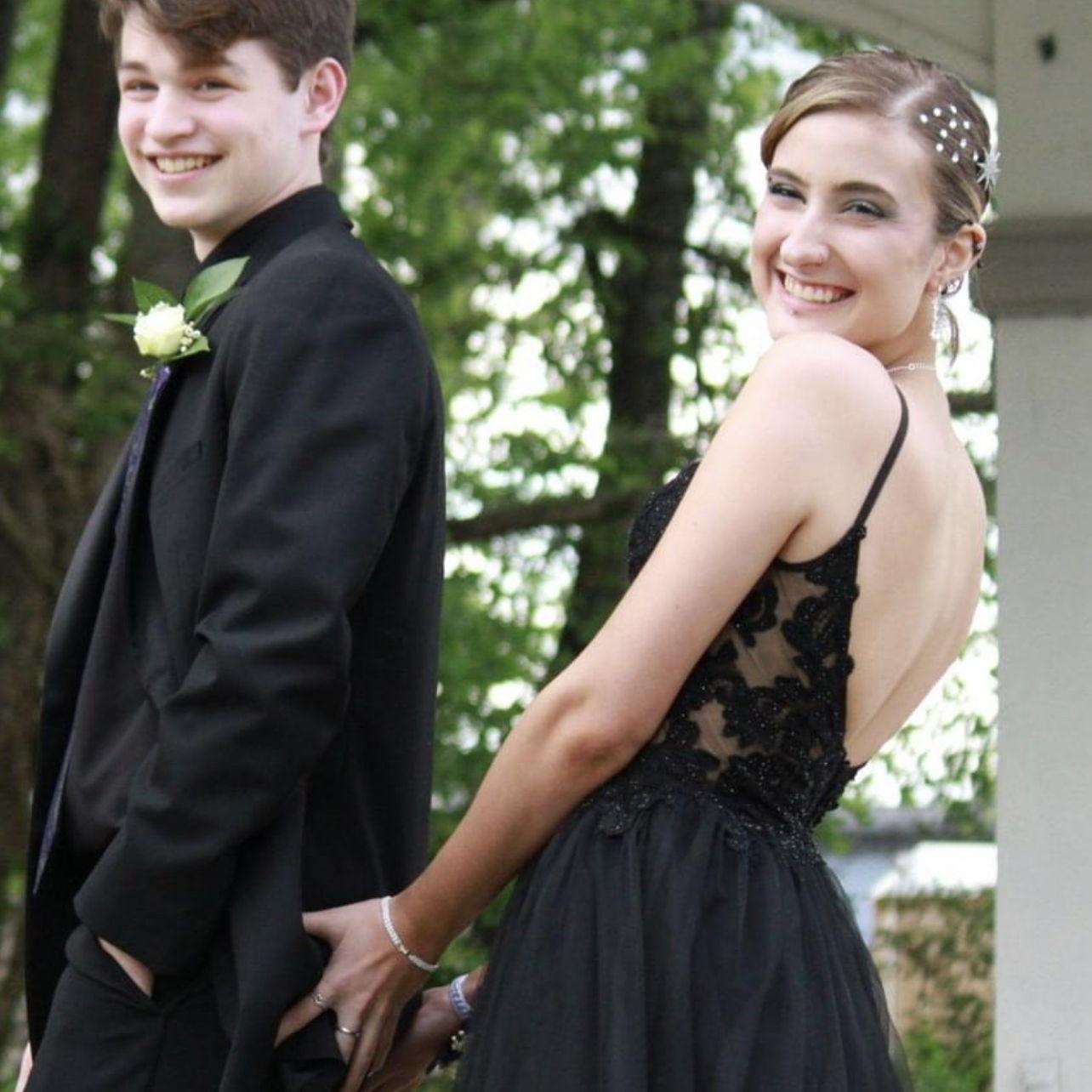 This is Riley and Bryson's first prom.