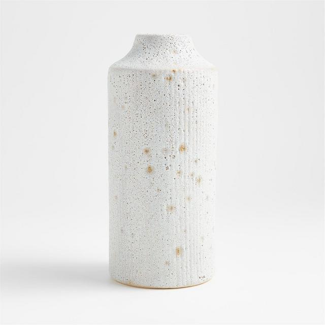 Ema Ceramic White Vase