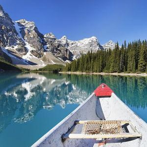 Canoeing on Lake Morraine