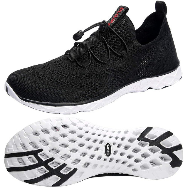 DLGJPA Men's Lightweight Quick Drying Aqua Water Shoes Athletic Sport Walking Shoes