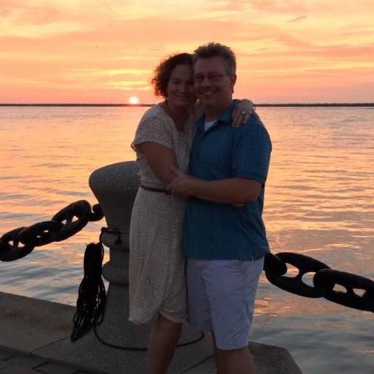 Sunset pic on Lake Erie after a cruise on the Goodtime with Good Friends!