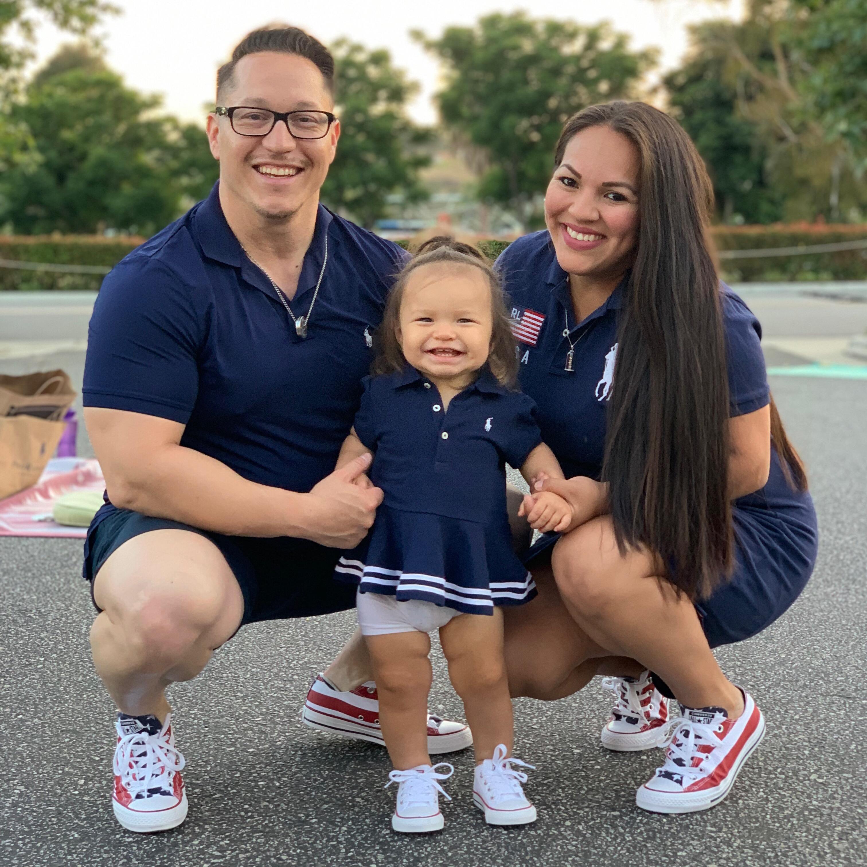 4th of July with our girl.